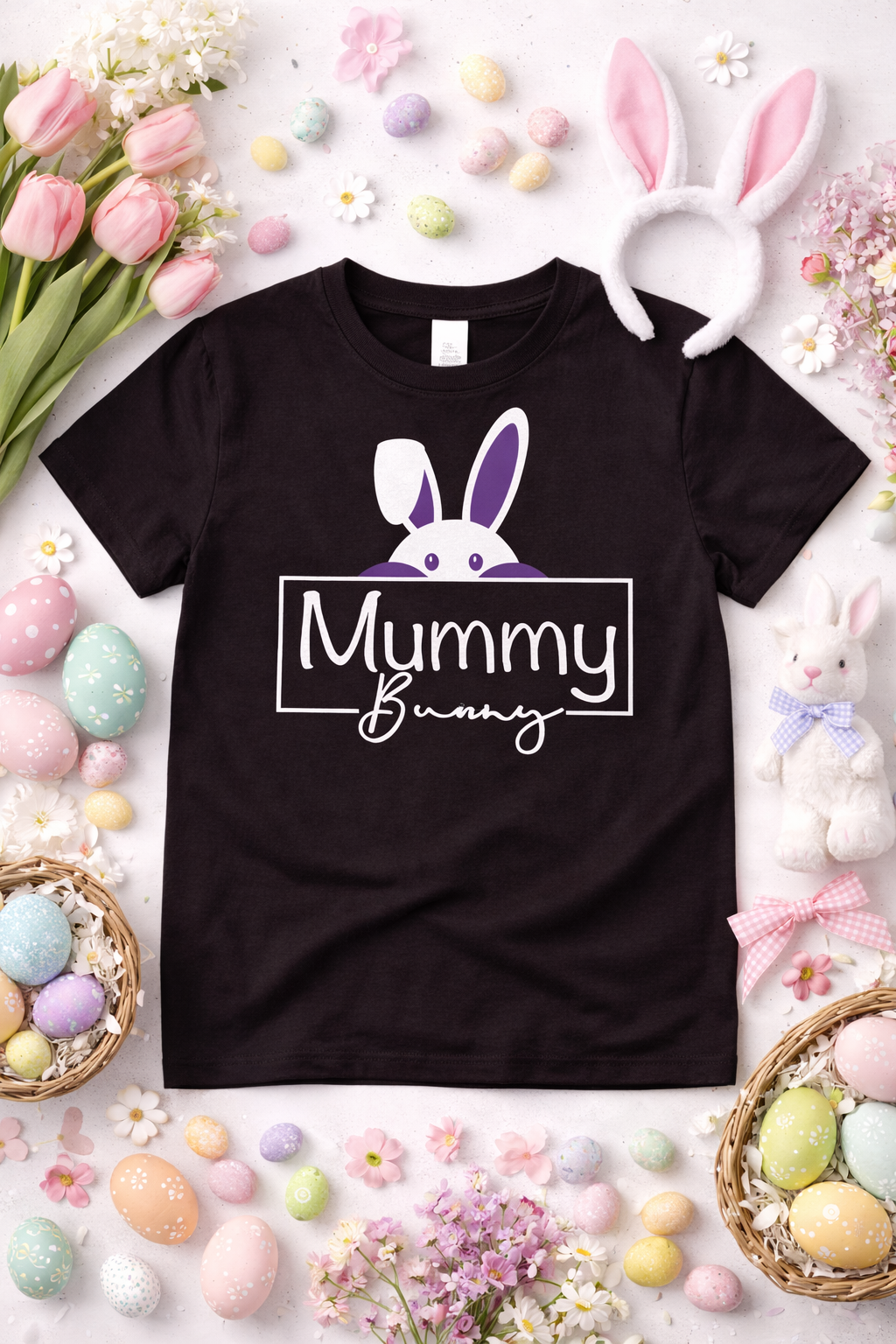 Mummy Bunny Adult T-Shirt - Pre-Order & Save 10%