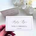 Elegant Standard Place Cards with Guest Name Printing