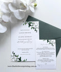 Gavan & Elaine – Botanical Vine Essential Wedding Invitation Suite