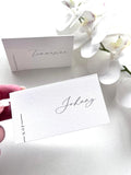 J&N Initial Place Cards with Guest Name Printing